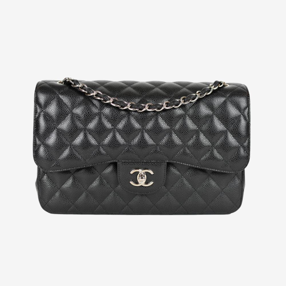 Chanel Timeless Jumbo Caviar flap bag