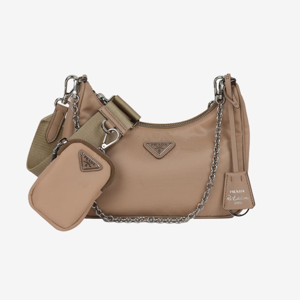 Prada Re-Edition 2005 Nylon Beige