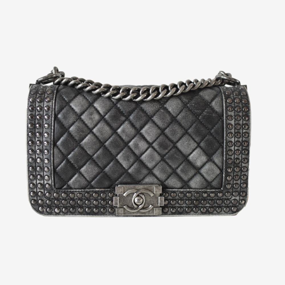 Chanel Boy Bag Studded Paris Dallas