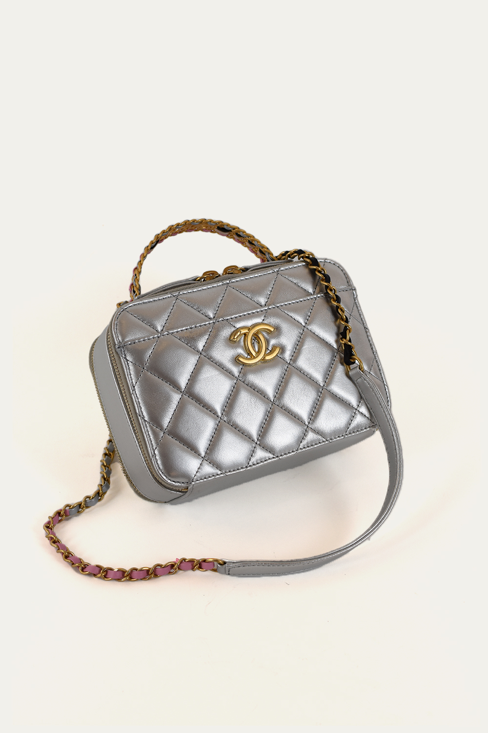 Chanel Vanity Case Metallic