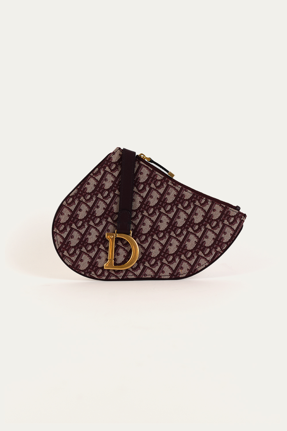 Dior Saddle Oblique-Jacquard Clutch
