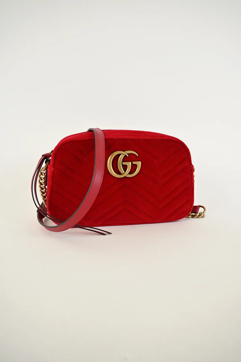 Gucci GG Marmont Small Camera Bag Velvet