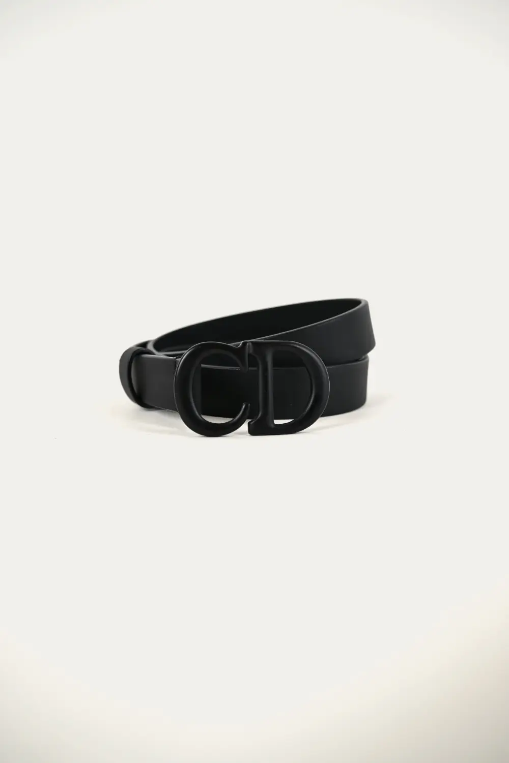 Dior Saddle Belt Matte black