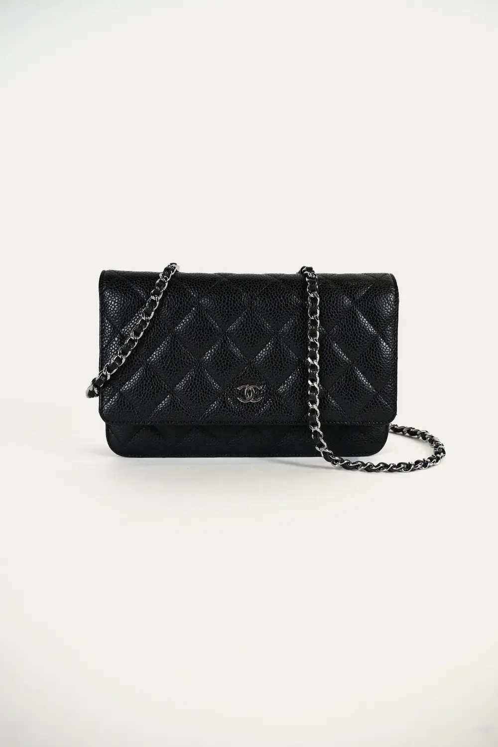 Chanel Classic Wallet On Chain Caviar