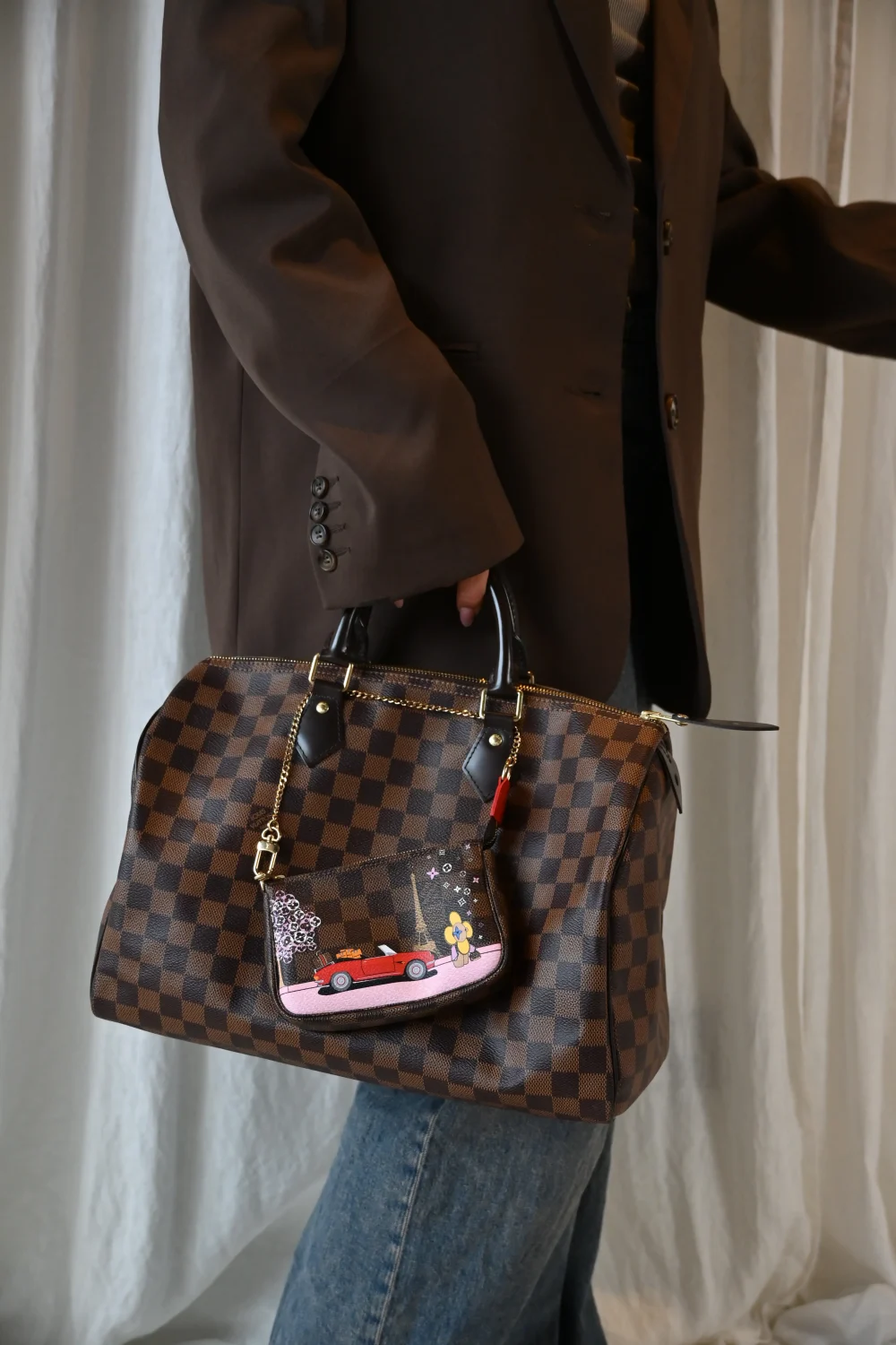 Louis Vuitton Speedy 35 Damier Ebene