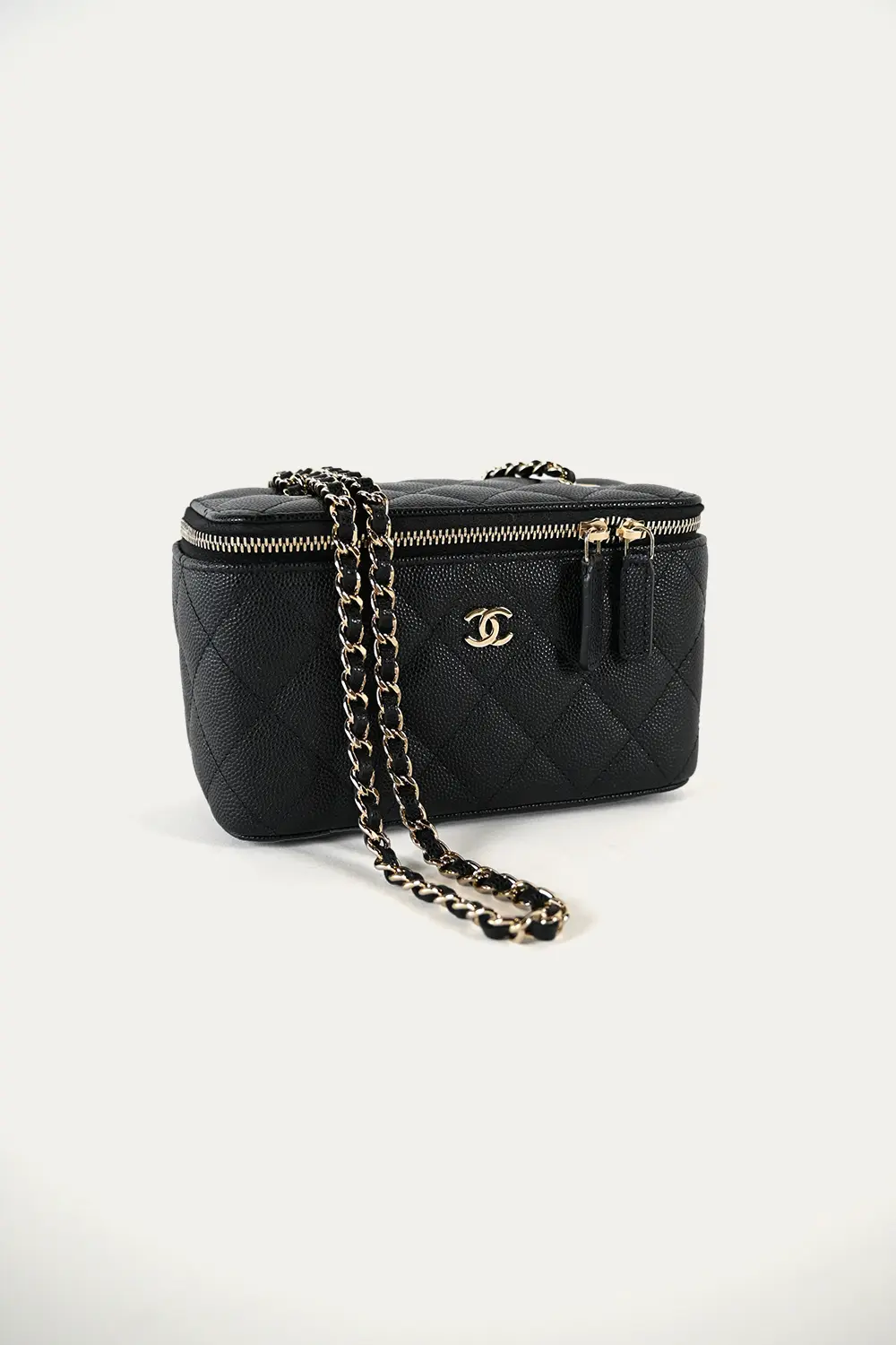 Chanel Small Vanity Case With Chain