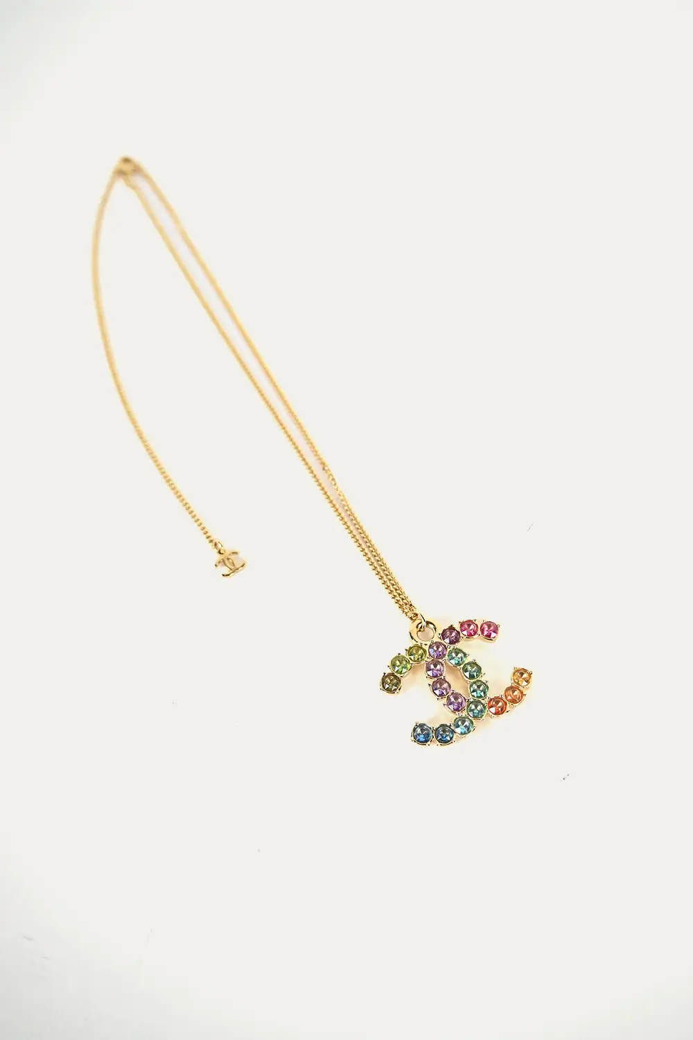Chanel CC Rainbow necklace A24 C