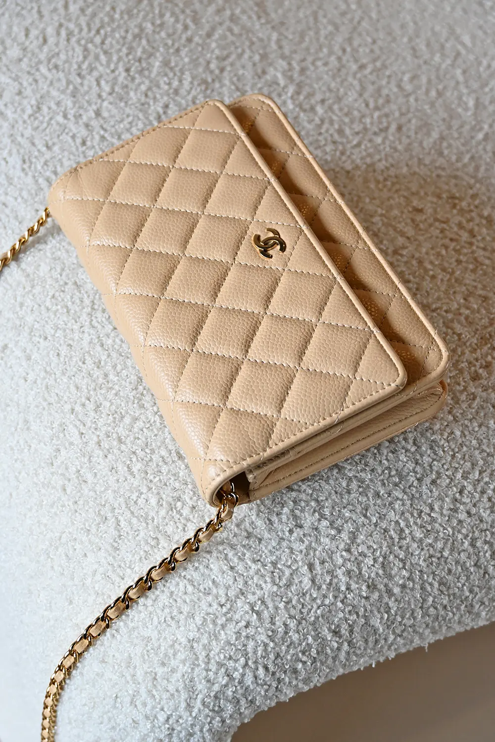 Chanel Classic Wallet On Chain WOC