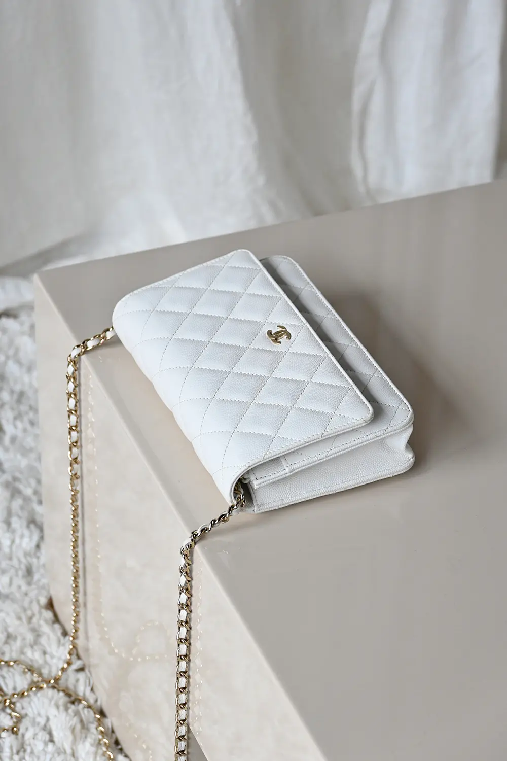 Chanel Classic Wallet On Chain WOC