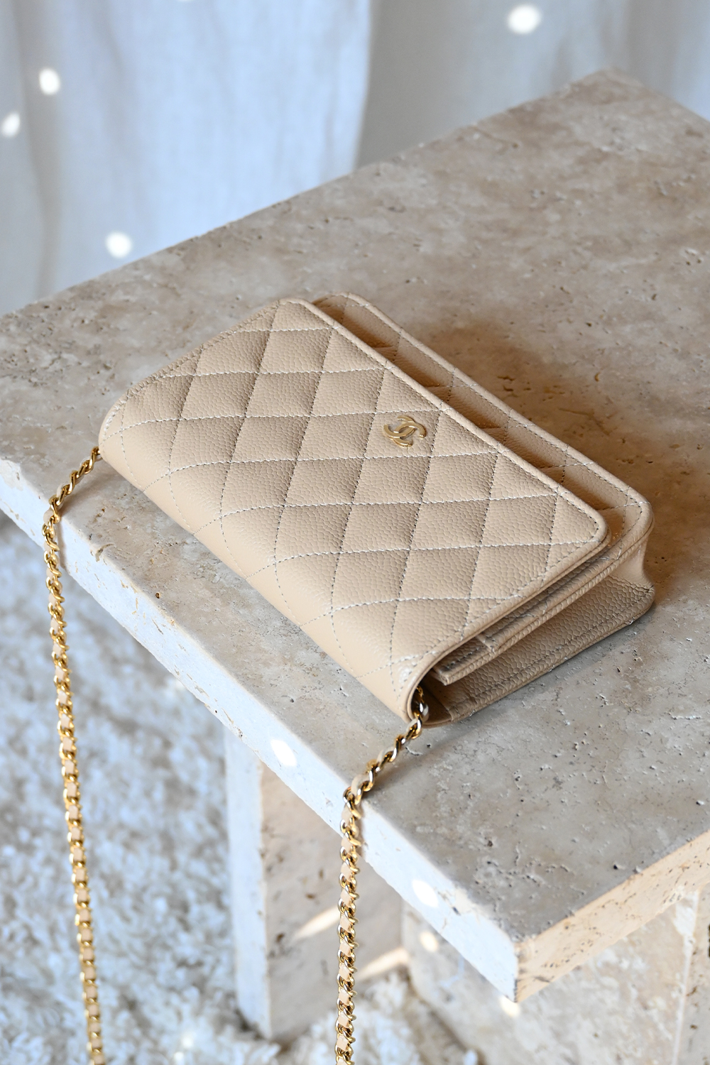 Chanel Classic Wallet On Chain WOC