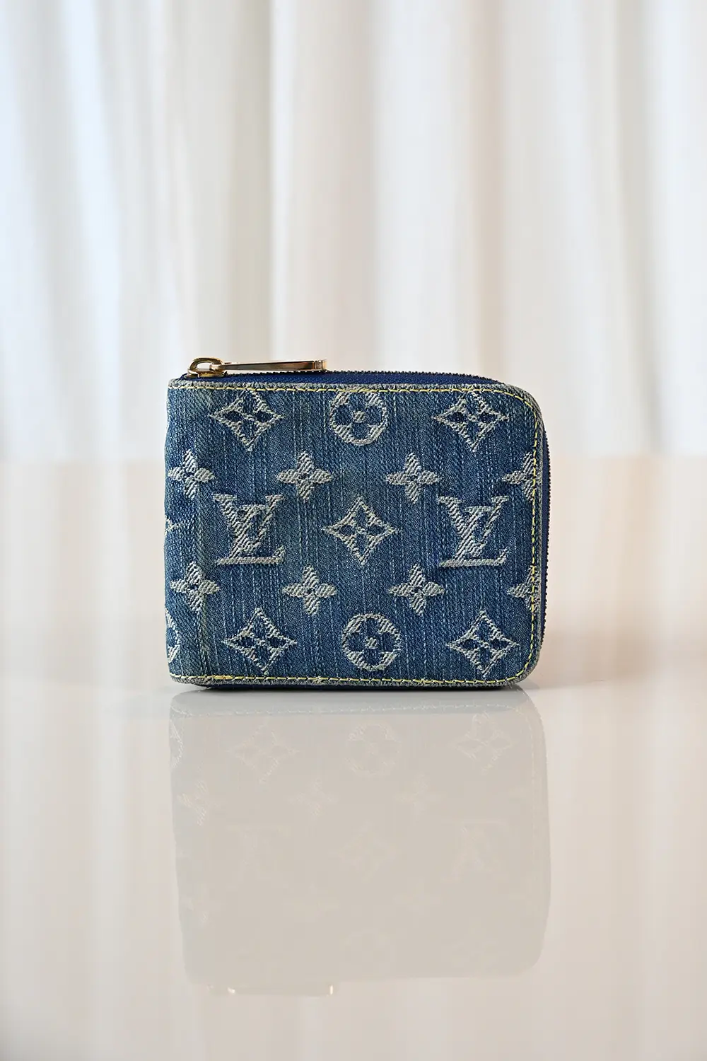 Louis Vuitton Zippy Wallet Denim