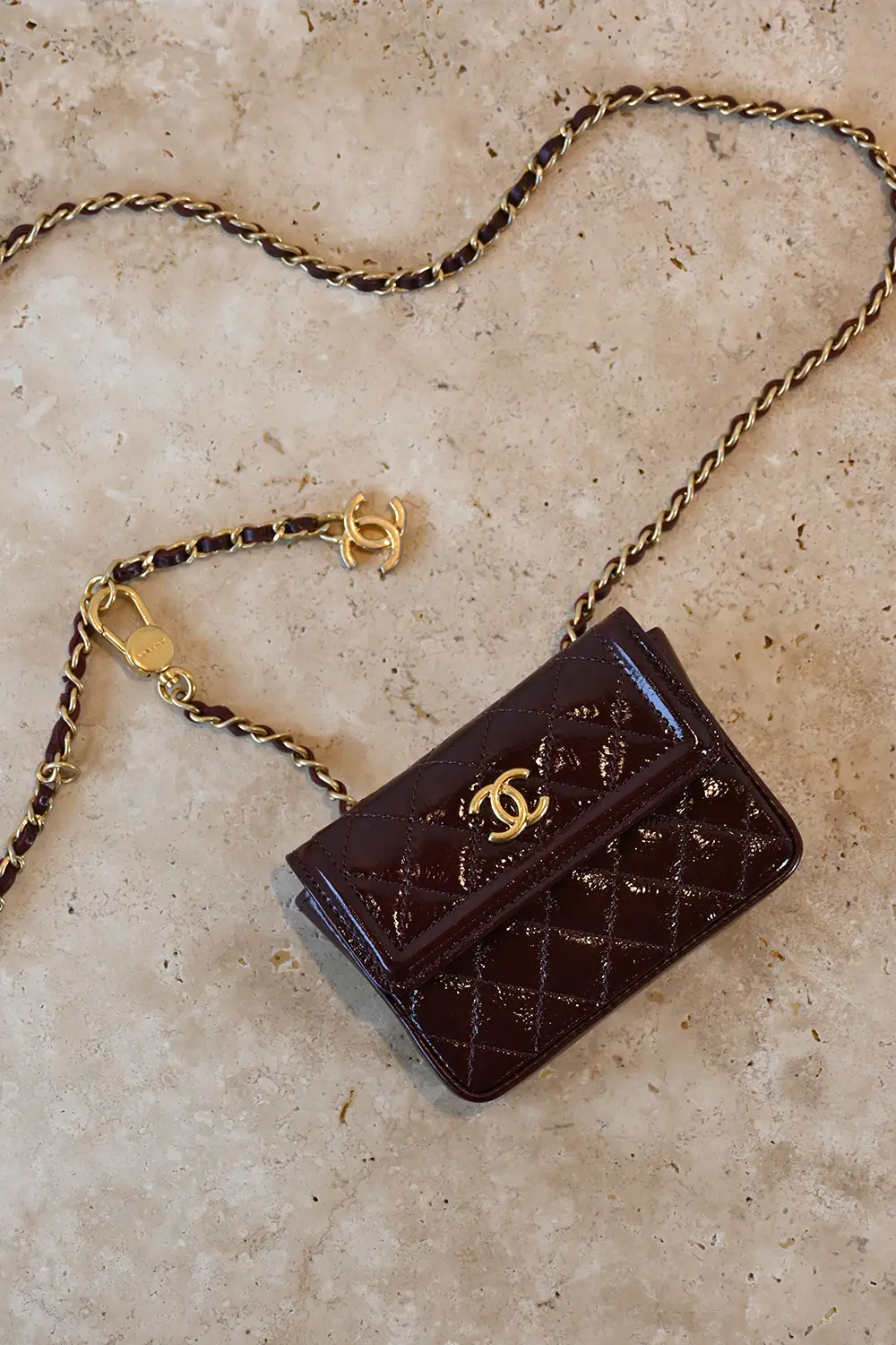 Chanel Burgundy Belt bag