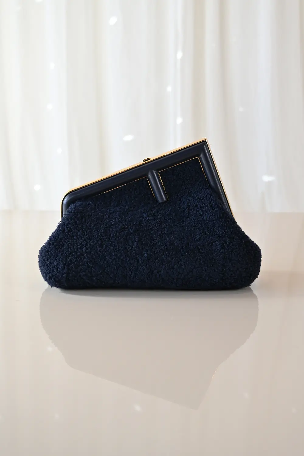 Fendi First Small Navy Sheerling