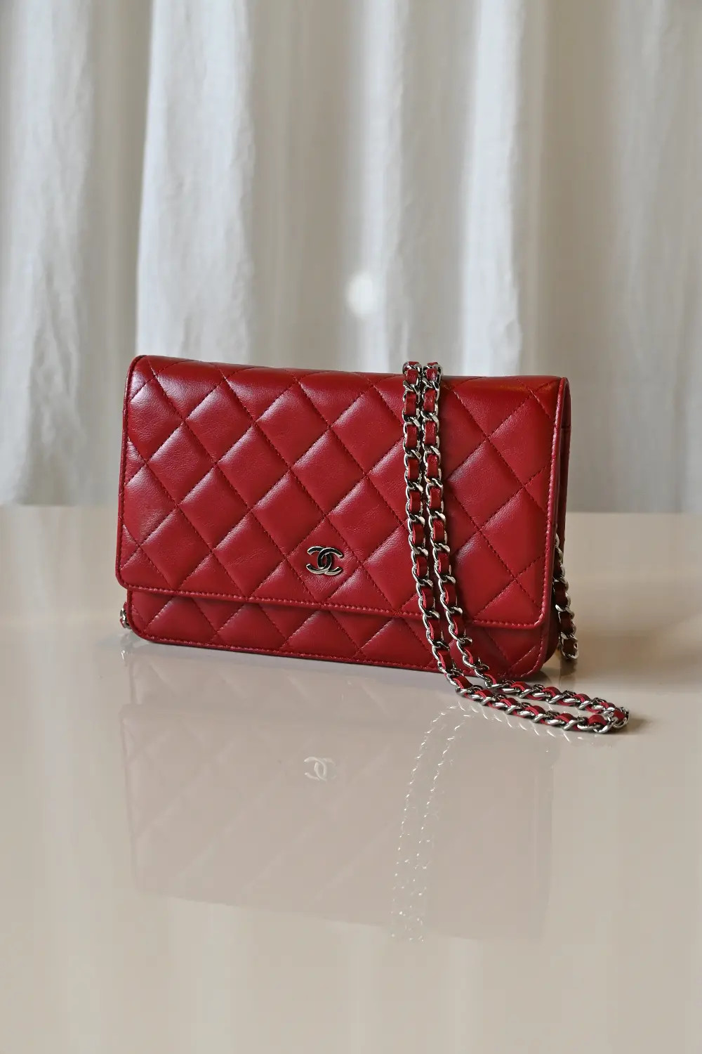 Chanel Classic Wallet On Chain WOC