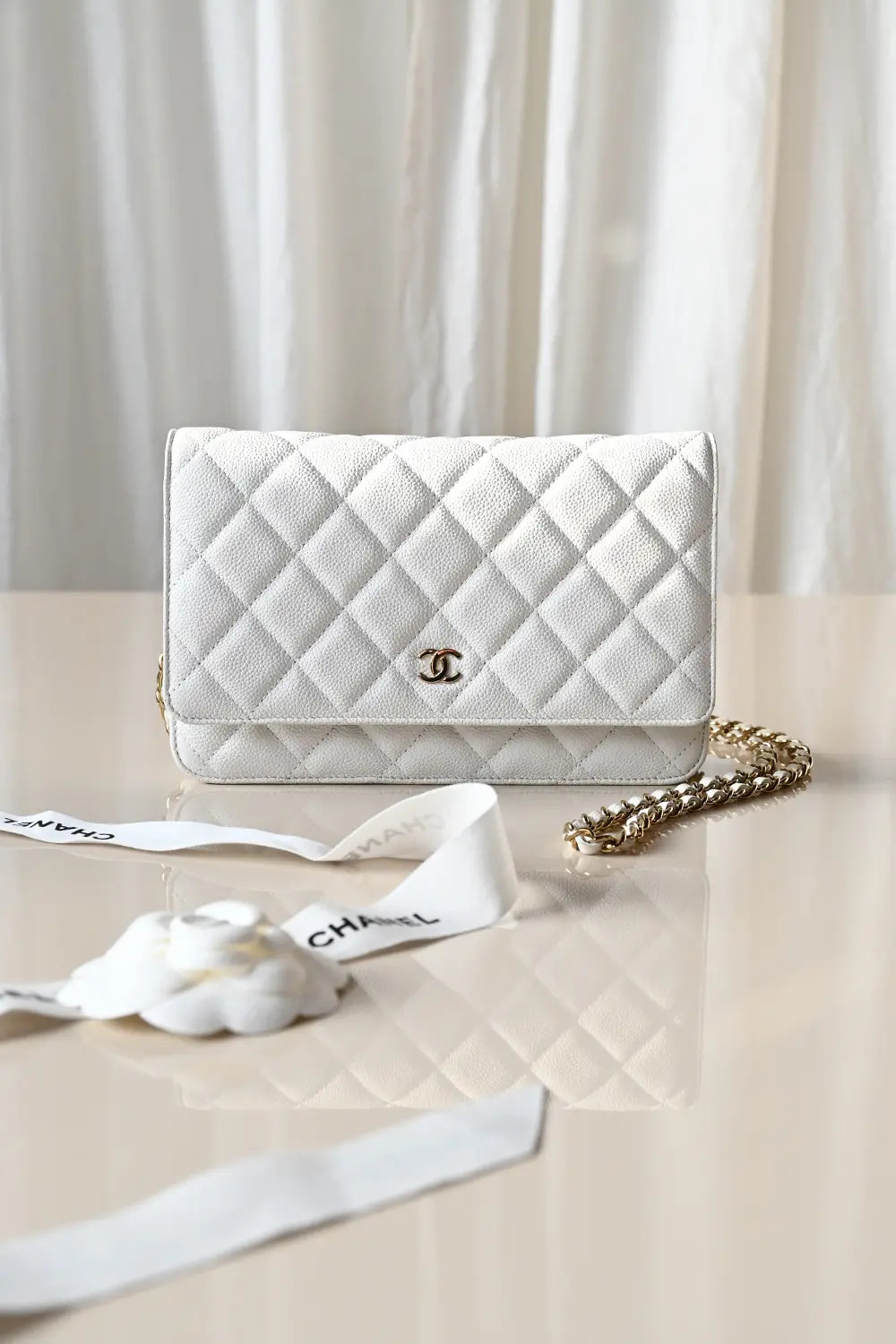 Chanel Classic Wallet On Chain