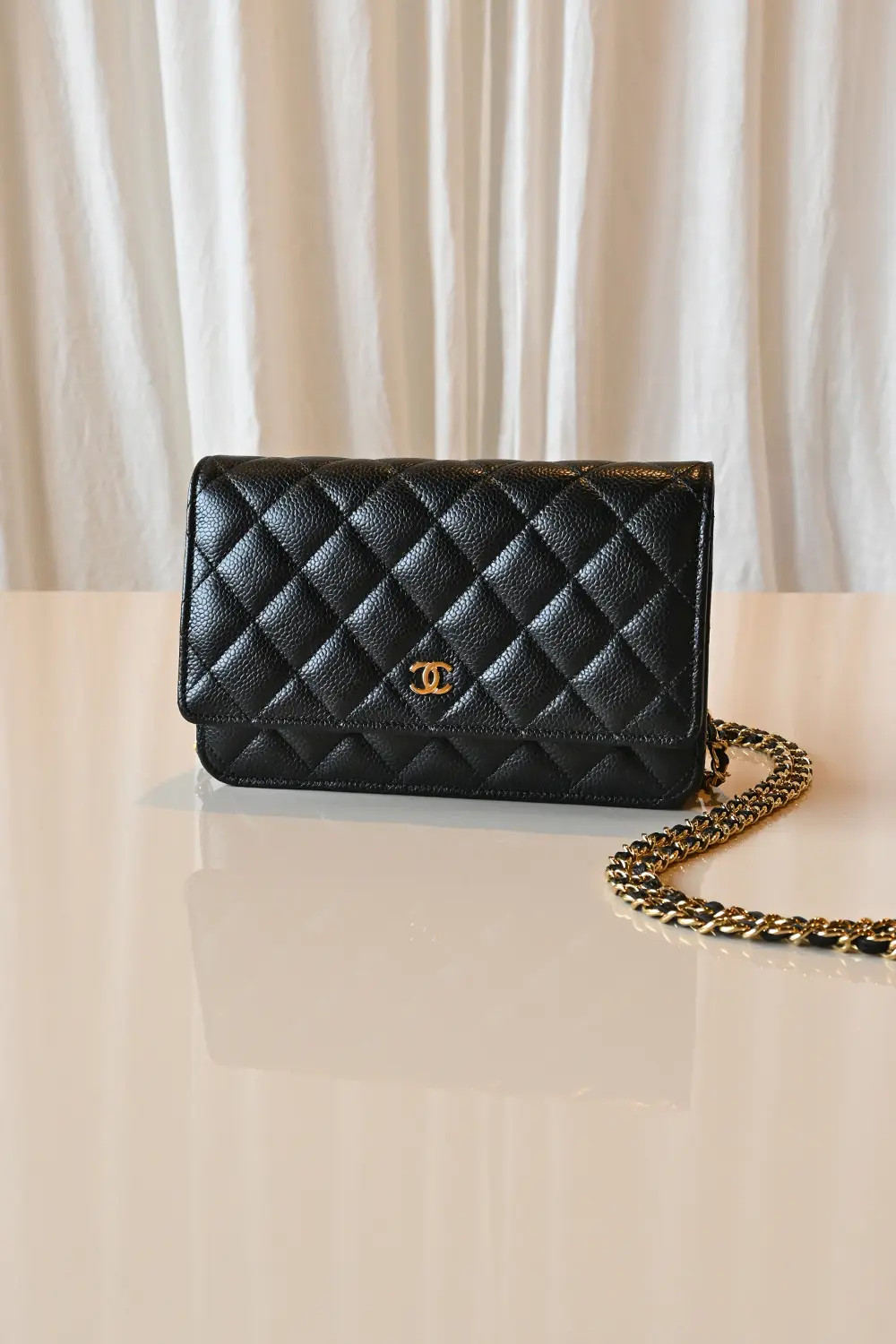 Chanel Classic Wallet on Chain
