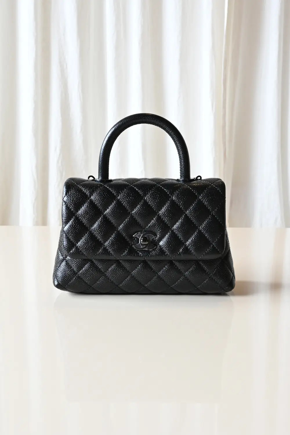 Chanel Coco Handle small so black