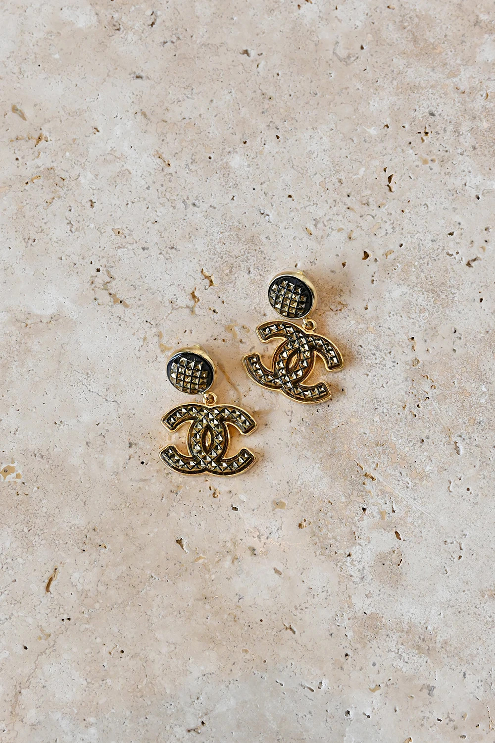 Chanel CC Statement Earrings A24 A