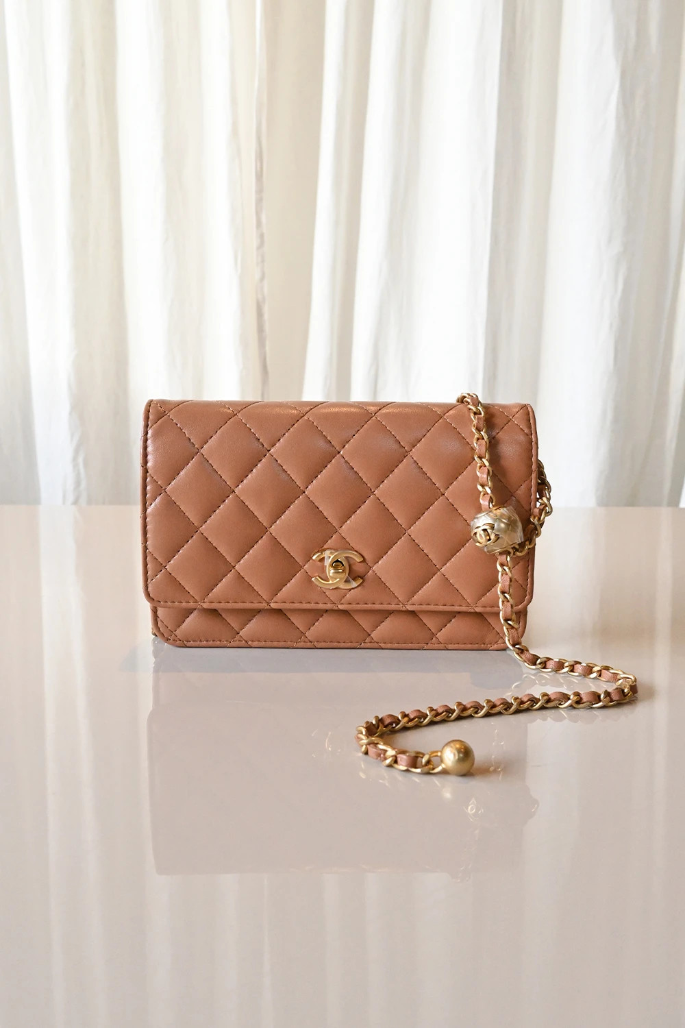 Chanel Wallet On Chain Pearl Crush