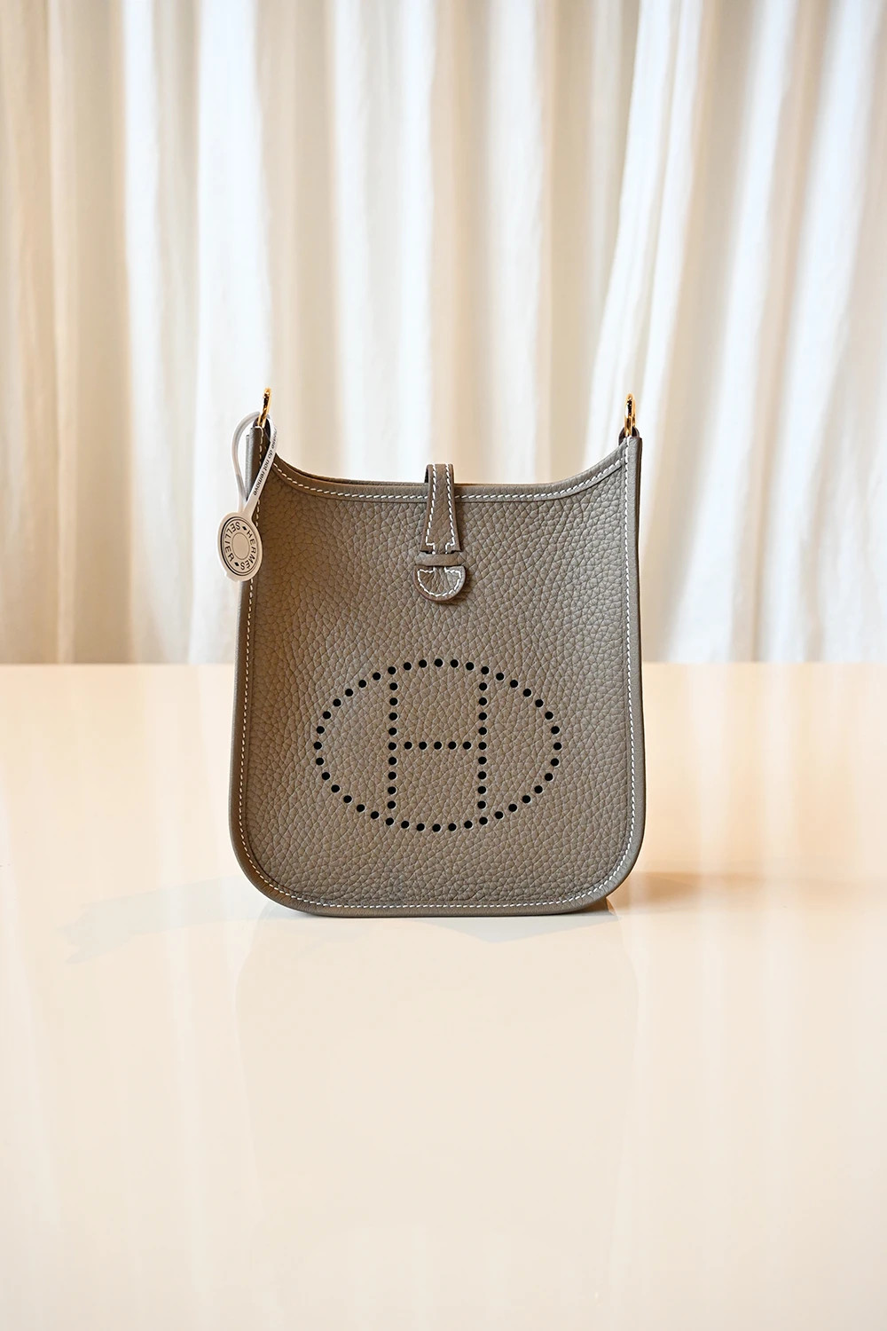 Hermès Mini Evelyne 16 | Etoupe