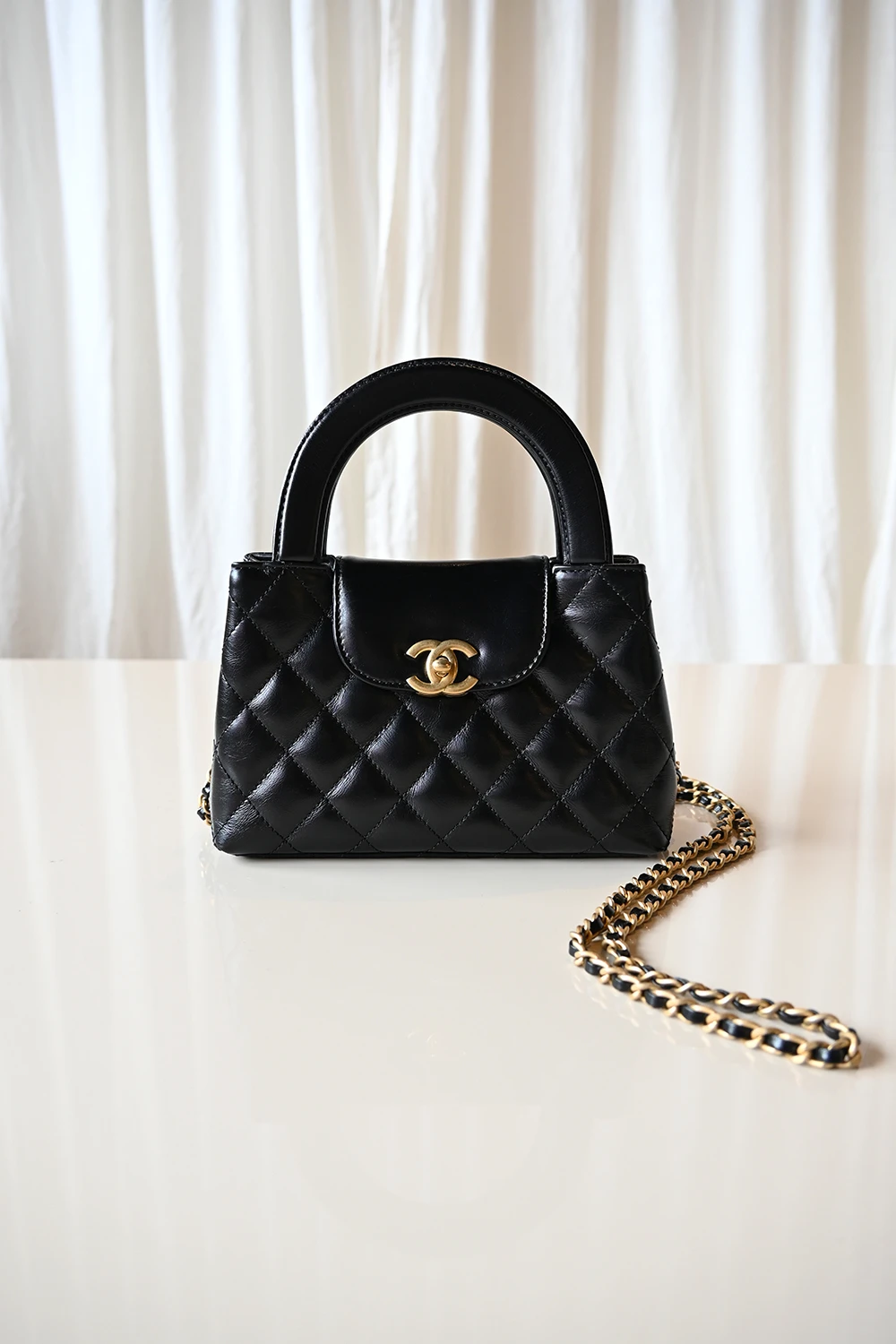 Chanel Nano Kelly shopping bag | Black