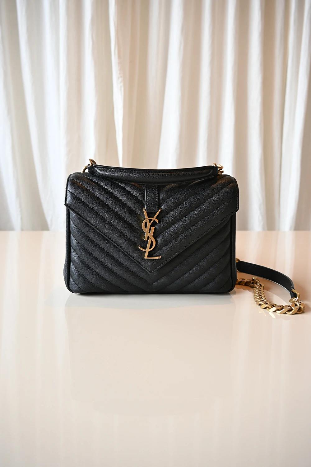 Saint Laurent College bag medium | black